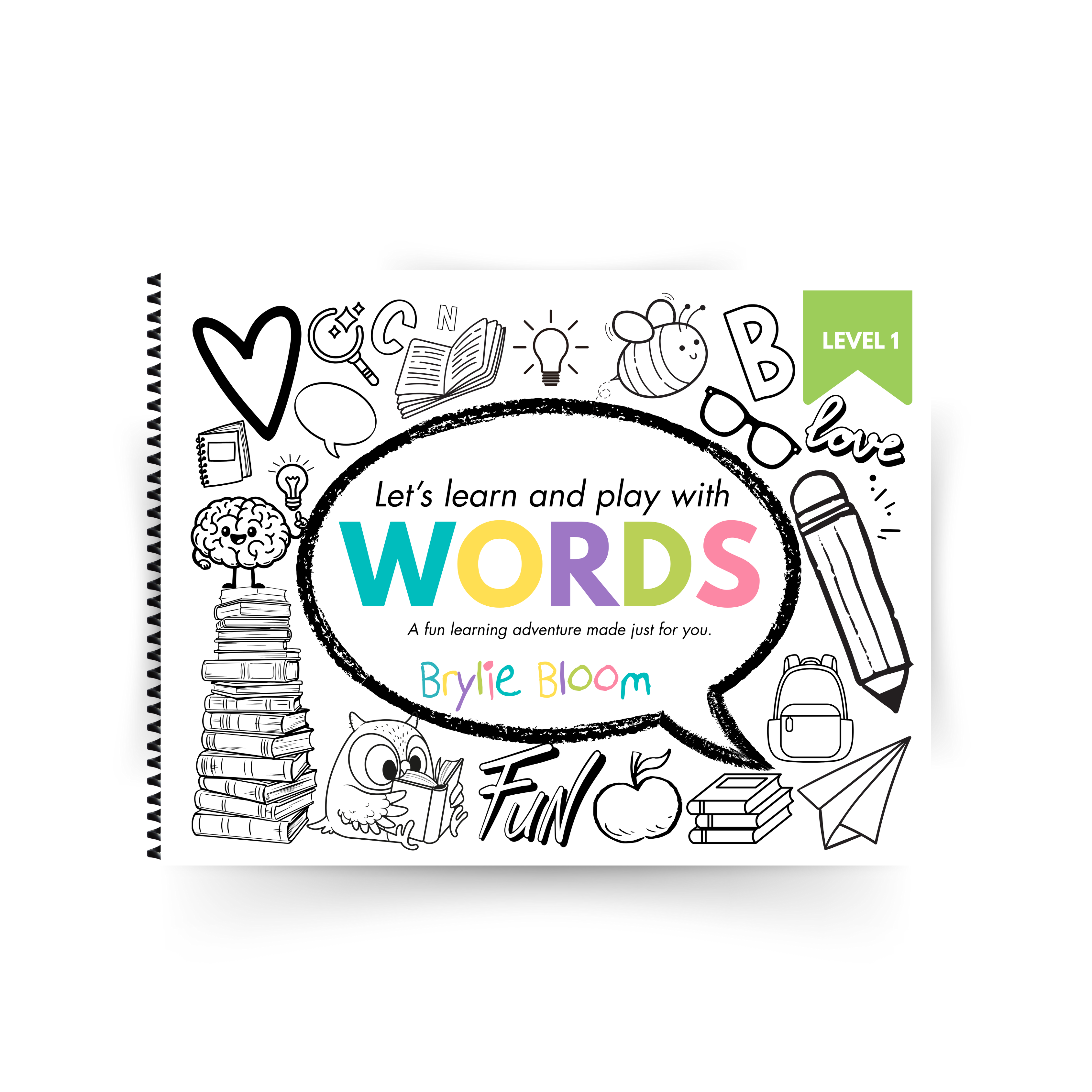 Let's Learn & Play With Words - Early Reading Practice Book