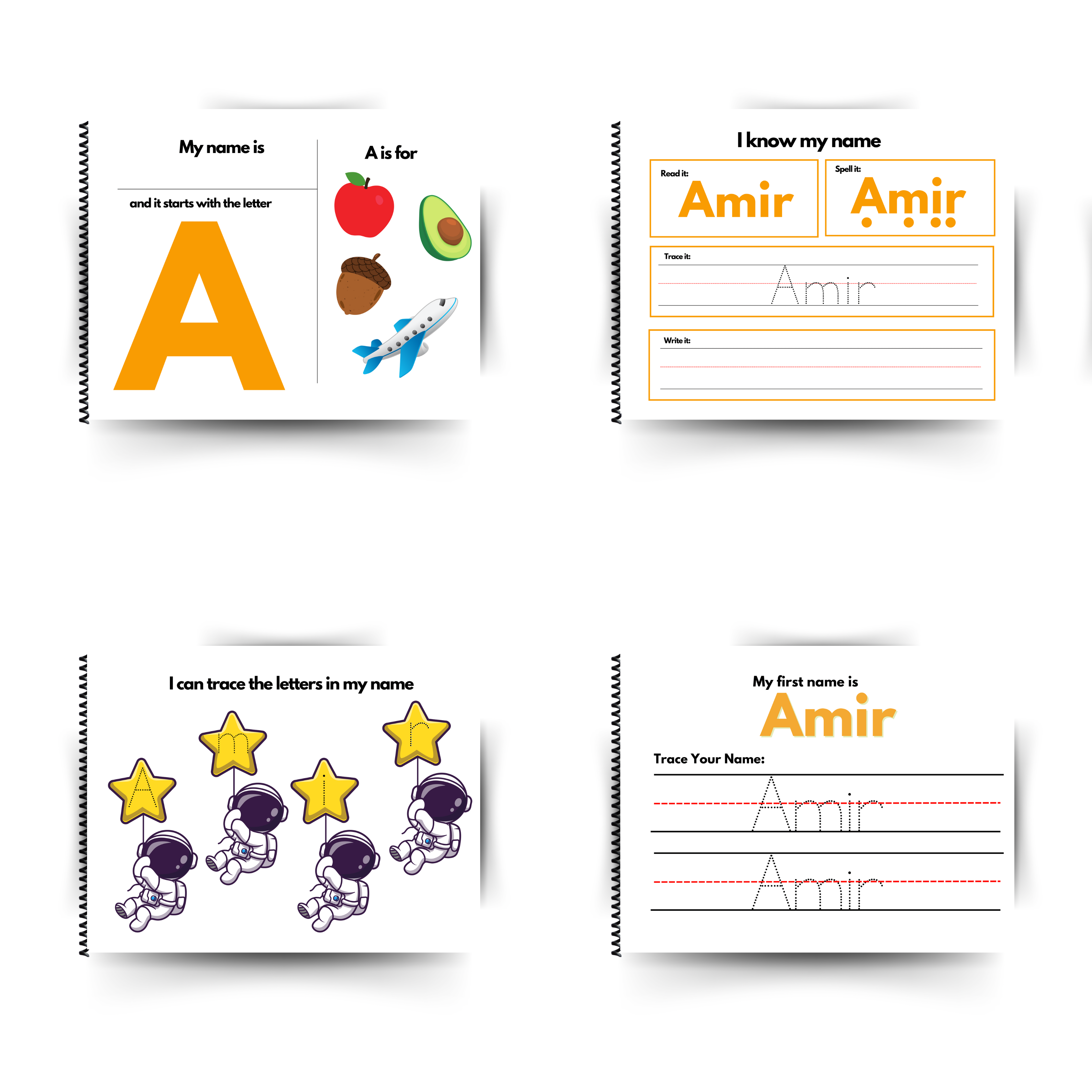 Hey, That’s My Name  | Personalized Name Learning Binder